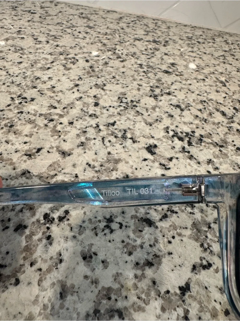 Fin Nor Sunglasses Tilloo Iridescent Pearl Stripe blue lenses excellent